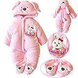 Newborn Baby Clothes Girls Boys Romper Winter Jumpsuit Thicken Cotton