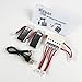 Wwman 2pcs 3.7V 350mah Batteries and 1to3 Battery Charger for UDI U818A WiFi FPV U845 WiFi FPV Rc Quadcopter Drone Spare Parts