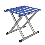 QCHOMEE Folding Chair Folding Stool Camping Foldable Garden Chair Comfort Fishing Stool Folding Chair Collapsible Camping Stool Mini Portable Stool Outdoor stool for camping, fishing, travel or beach