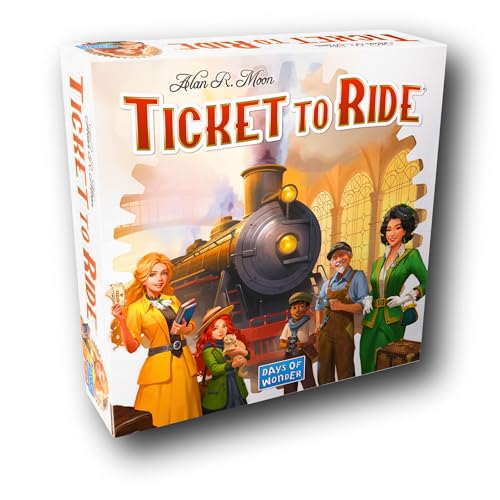 Asmodee Ticket to Ride Board Game (2025 Refresh) - A Cross-Country Train Adventure for Friends and Family, Strategy Game for Kids & Adults, Ages 8+, 2-5 Players, 30-60 Minute Playtime Image