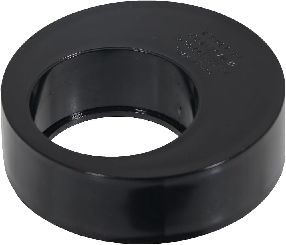 Spares2go Gutter Down Pipe Reducer 68mm to 110mm UPVC Connector