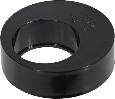 Spares2go Gutter Down Pipe Reducer 68mm to 110mm UPVC Connector