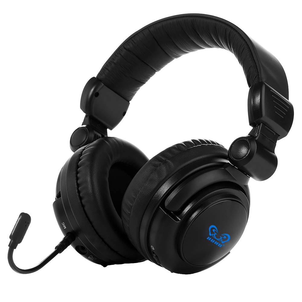Amazon.com: HUHD 2.4Ghz Optical Wireless Gaming Headset Stereo Sound for  PS4, PS3, Xbox 360 and PC Detachable Microphone Noise Cancelling: Computers  & ...