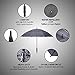 Golf Umbrella 62” Extra Large Oversize Double Vented Canopy by Sis-Tek Unique Windproof Waterproof Automatic Opening System Teflon