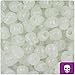 BEADTIN Night Glow in the Dark 11mm Skull Pony Beads (150pc)