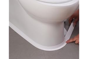 RHRVBSS 2 Rolls Caulk Tape Self Adhesive, Bathroom Waterproof White Caulking Sealant Strip Peel & Stick Wallpaper Floor Tile Toilet Tub Sink Backsplash Kitchen Wall Decor, Easier to Use Than Silicone Caulk