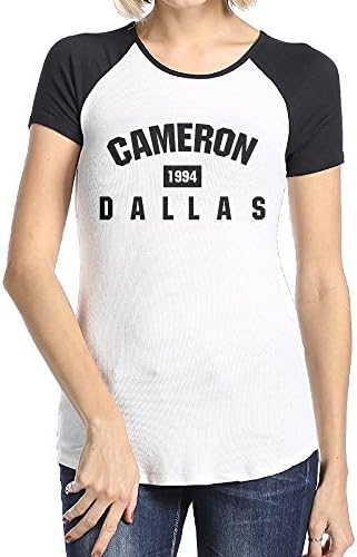 Haaas Women's Cameron Dallas Short Sleeve T Shirt Medium Black