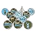 It's a Buck Boy Baby Shower Stickers, Camouflage and Blue (Set of 324)