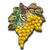 Italian kitchen decor - Ceramics grape wall decor