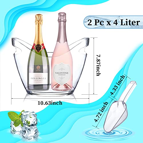 Cocktail Bar Champagne Bucket Amazon Ice Bucket Pcs Liter Beverage Tub  Champagne Wine Bucket For