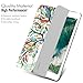 MoKo Case Fit 2018/2017 iPad 9.7 6th/5th Generation - Slim Lightweight Smart Shell Stand Cover with Translucent Frosted Back Protector Fit iPad 9.7 Inch 2018/2017, Lucky Tree (Auto Wake/Sleep)