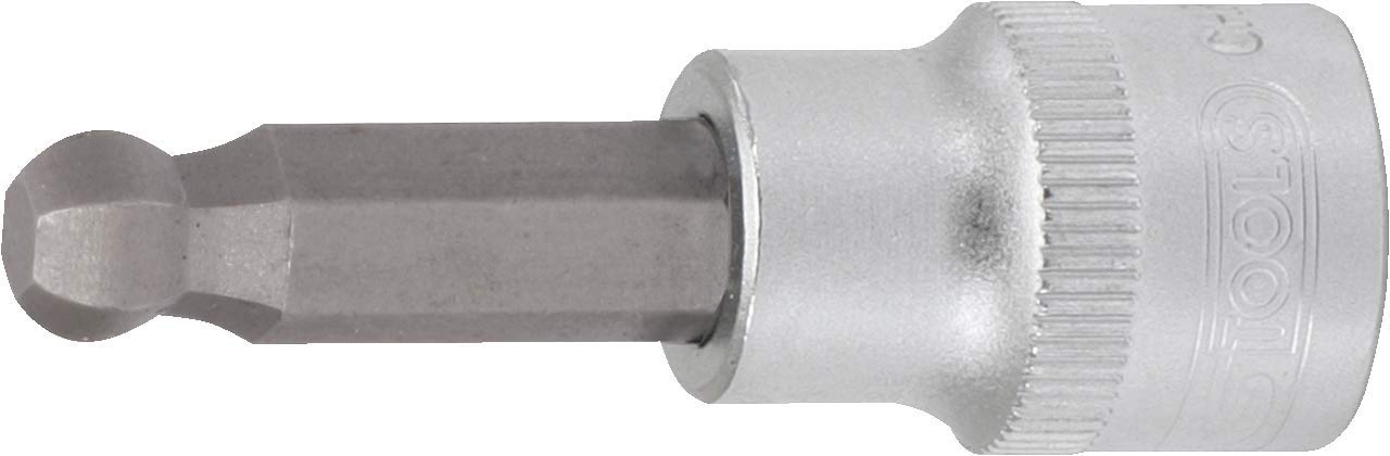 KS Tools 917.2446 1/4 Inch Hex Socket with Ball Head, 6 mm