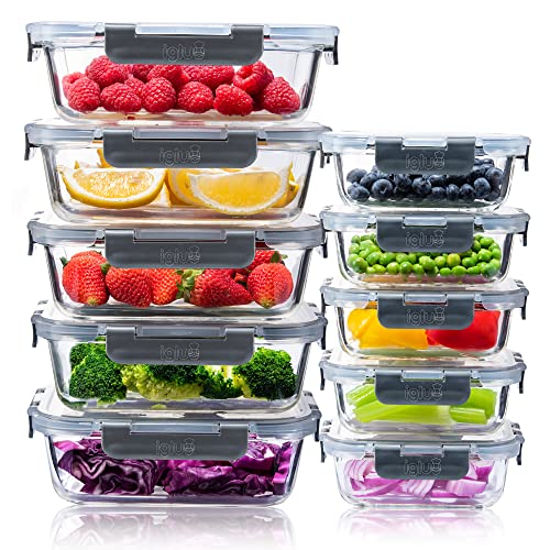 Igluu Meal Prep Boxen Glas (10er-Pack) – 370 & 1050ml