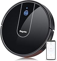 Bagotte Robot Vacuum Cleaner, Wi-Fi, Smart APP Controlled, 1600Pa Strong Suction Robotic Vacuum with Boundary Strip,...