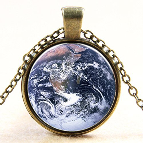 The Earth Necklace, Earth Jewelry, Necklace, Glass