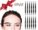 Eyebrow Pencil with Brow Brush by Rejawece - Waterproof Automatic Eyebrow Makeup Kit Brushes Cosmetic Tool- a set of 12pcs with 3 colors