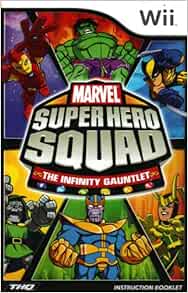 Marvel Super-Hero Squad - The Infinity Gauntlet Wii Instruction Booklet