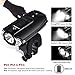 Super Bright 700 Lumens Bike Lights Front and Back Rechargeable Bike Light Set IP65 Waterproof Quick Release Headlight and Taillight Free Bicycle Flashlight for Safe Cycling (bikelight Set)