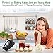 Cordless Electric Kitchen Hand Mixer - Portable Handheld Rechargeable Stainless Steel Whisk Machine with 3 Speed Settings - For Egg, Cake, Dough, Glue Pudding, Bread, Cookies - NutriChef PKHNDMX32, Black