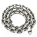 Trendsmax 2.5mm 3mm 4mm 10mm wide Silver Tone Stainless Steel Rolo Necklace Mens Boys Link Chain 18-36inches