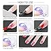 Gel Nail Polish Kit wih U V Light Starter Kit 36W LED Nail Lamp with Shinny Glitter Sequins Clear Uv Gel Nail Polish Set Base Top Coat Nail Art Decorations Rhinestone Tools French Manicure Kits