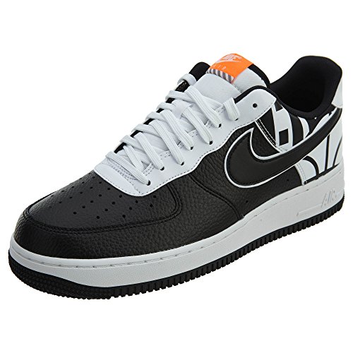 NIKE 823511-011 : Air Force 1 '07 Low Fashion Sneakers Black/White (12 D(M) US)