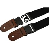 Folkcraft&reg; Quick-Release 2" Wide Dulcimer/Ukulele Strap, Black