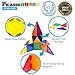 PicassoTiles Kids Toy Building Block Set Glow in The Dark Children Construction Kit Magnet Tiles Magnetic STEM Interlocking Playboard Educational Learning Stacking Blocks Child Brain Development PT60