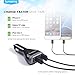 Car Charger: Lumsing 48W/9.6A 4-Port USB Car Charger for iPhone 7 /6s / 6 / 6 plus, iPad Air 2, Samsung Galaxy S7/ S6, Nexus, HTC, Motorola, Smartphones, Tablets and More (Black)
