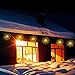 Lyhope 2 Pack Fairy Lights, 120 Led 8 Modes Battery Operated Starburst Lights, Waterproof Dimmable Decorative Starry Lights with Remote Control for Home,Wedding,Party,Patio,Xmas Decor (Warm White)