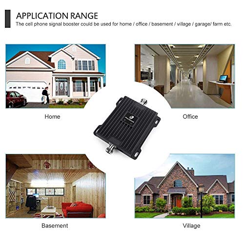 Cell Phone Signal Booster Antenna for Home and Office - 65dB Dual Band 700MHz Band 13/12/17 Cellular Signal Repeater - Boost 4G LTE Data for AT&T, Verizon and T-Mobile - Thumbnail 4