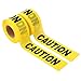 TopSoon Non-Adhesive Bright Yellow Caution Tape 3-Inch by 1000-Feet Do Not Enter Tape Roll, Highly Visible Barricade Tape Premium Weatherproof Safety Barrier Tape