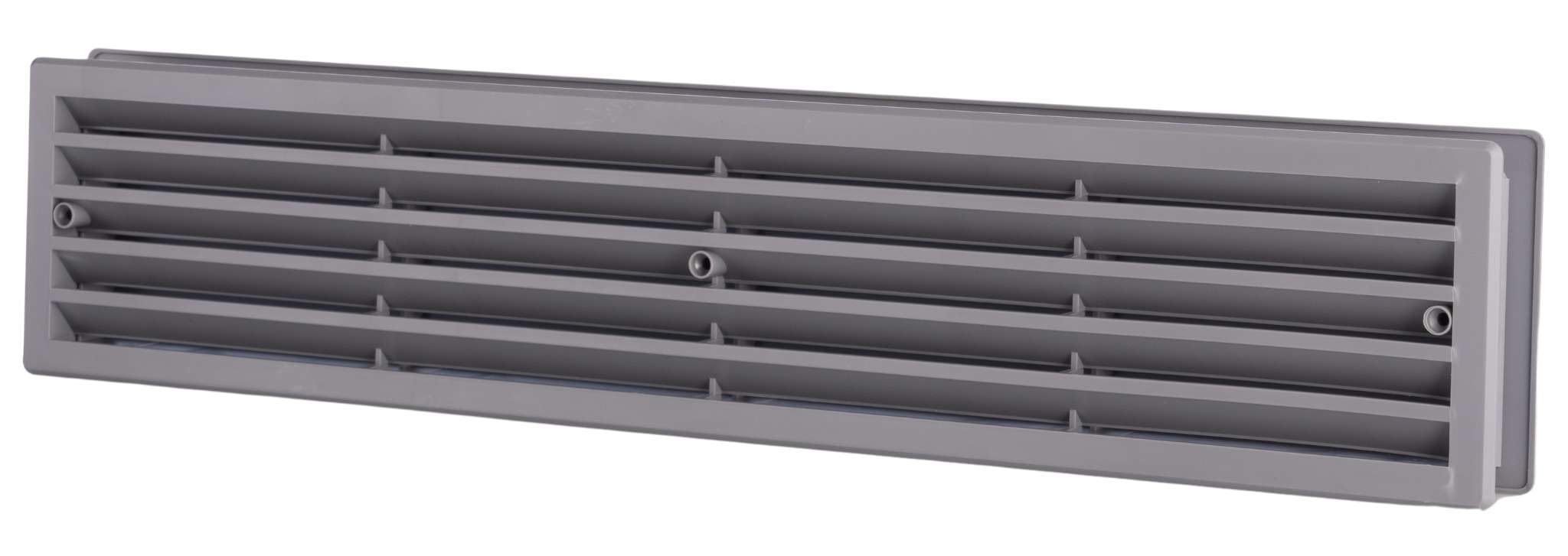 Double Sided Grey Bathroom Door Air Vent Grille 45x9cm