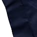 NTBAY 2 Pcs Silk Satin Standard Pillow Shams, Soft Silky and Smooth Luxury 20x26 Decorative Oxford Pillowcases, Navy Blue, Standard