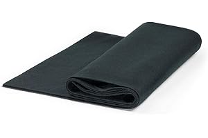 THE FELT STORE Craft Felt by The Yard 72" Wide X 1 YD Long - Black