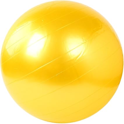 yellow yoga ball