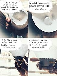 Lilydrip coffee dripper transformer brewer filter