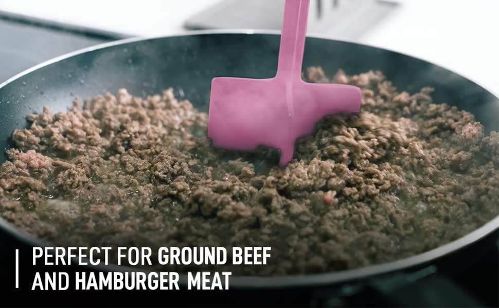 Zulay Kitchen Meat Chopper For Ground Beef And Ground Beef Smasher