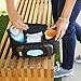 Munchkin Brica Stroller Organizer Plus with Phone Viewer and Wipes Case, Black