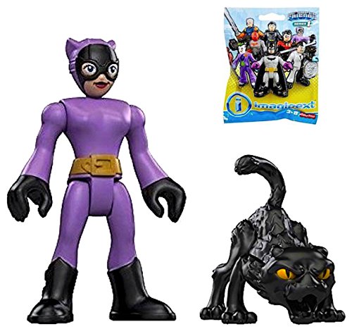 Catwoman with cat Isis Series 1 DC Blind Bag Fisher Price Imaginext 2.5