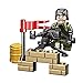 Army Minifigures Lego-Compatible Set - 9pcs Army Minifigures and 50+pcs Military Weapons/Accessories Building Blocks Toys
