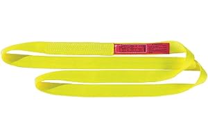 Lift All EN1601NX3 Web Sling, Endless, Nylon, 1" x 3', 1-ply, Model Number: LIF EN1601NX3, Yellow