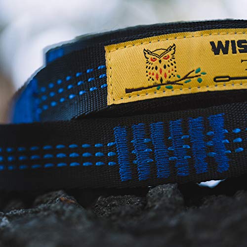 Wise Owl Outfitters Talon Hammock Straps Combined 20 Ft Long, 38
