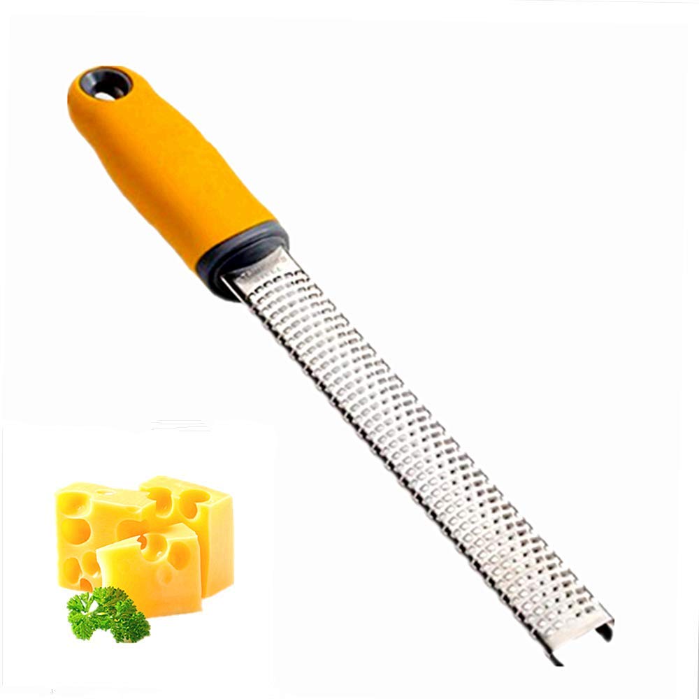 Stainless Steel Cheese Straightener Lemon Straightener for Lemon Chips, Potato Chips, Yellow
