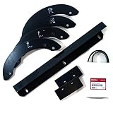 The Mower Shop Honda HS520/HS720 OEM Paddle, Scraper and V-Belt Set 72427-V10-020 (2), 72428-V10-020 (2), 72443-V10-020 (2), 76322-V10-020, 22431-V10-013