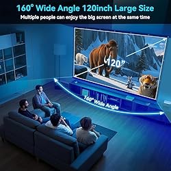 120 inch Projector Screen with Stand,2025