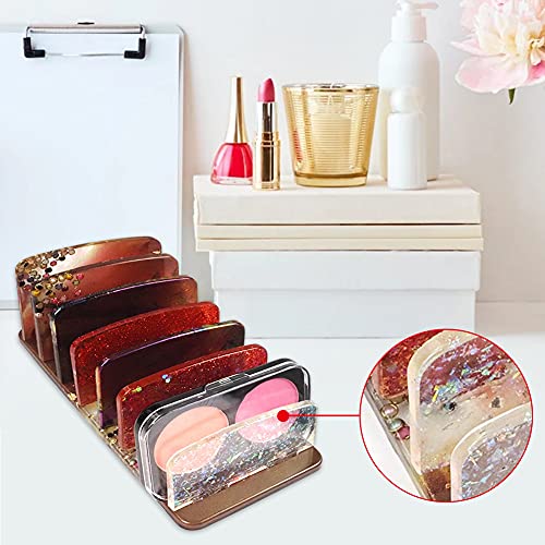 BLOSDREAM Makeup Organizer Epoxy Resin Molds, Cosmetics Storage Resin