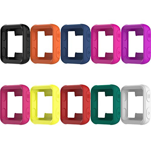 For Forerunner 35 / Approach S20 Case Cover,RuenTech Replacement Soft Silicone Protective Case Protector Sleeve for Garmin Forerunner 35 and Approach S20 (10Colors)