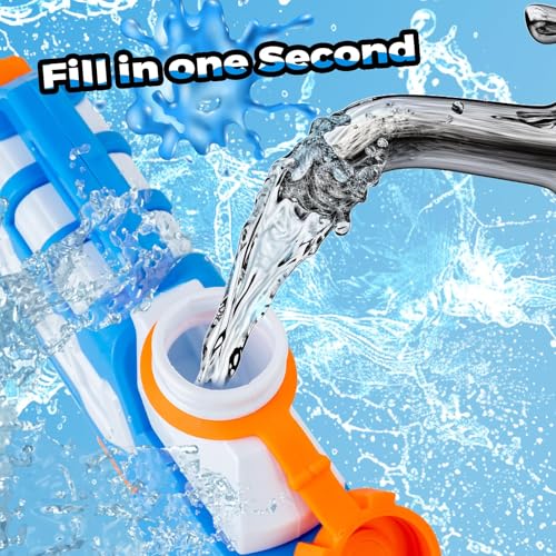Dekukar 4 Pack Water Pistols for Kids, Small Mini Water Squirt Gun | Summer Pool Garden Beach, Birthday Party Favors Fillers for Boys Girls Outdoor, Training Toy for Dog Cat (Gift Package)