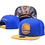 Unisex Adjustable Fashion Leisure Baseball Hat Golden State Warriors Snapback Dual Colour Cap-Blue Print